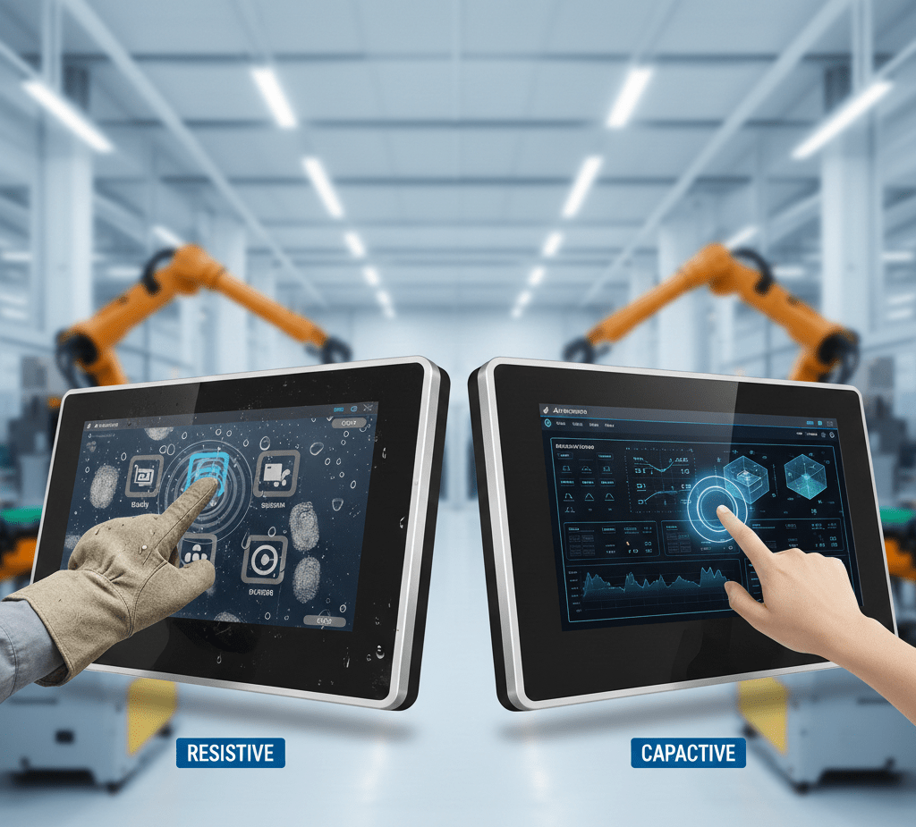 resistive capacitive touchscreen panel comparison
