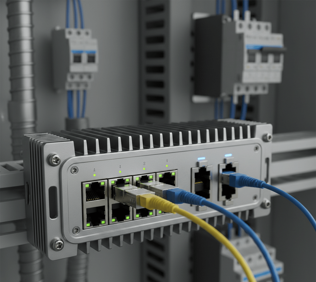 gigabit 10g fiber industrial ethernet switch