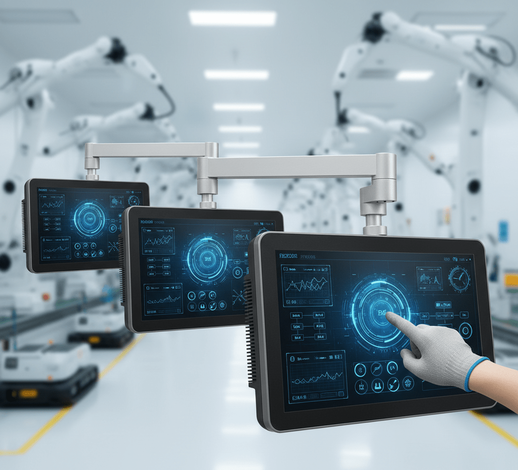 10.1 21.5 inch industrial panel pc