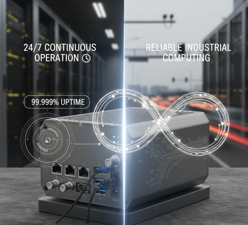 24/7 continuous fanless industrial