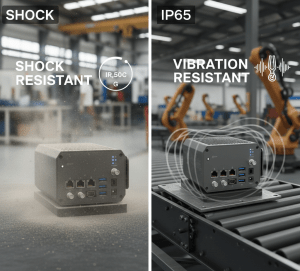 vibration shock resistant fanless