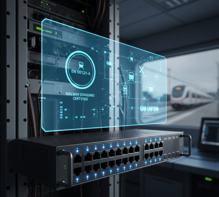 en50121-4 railway ethernet switch certified