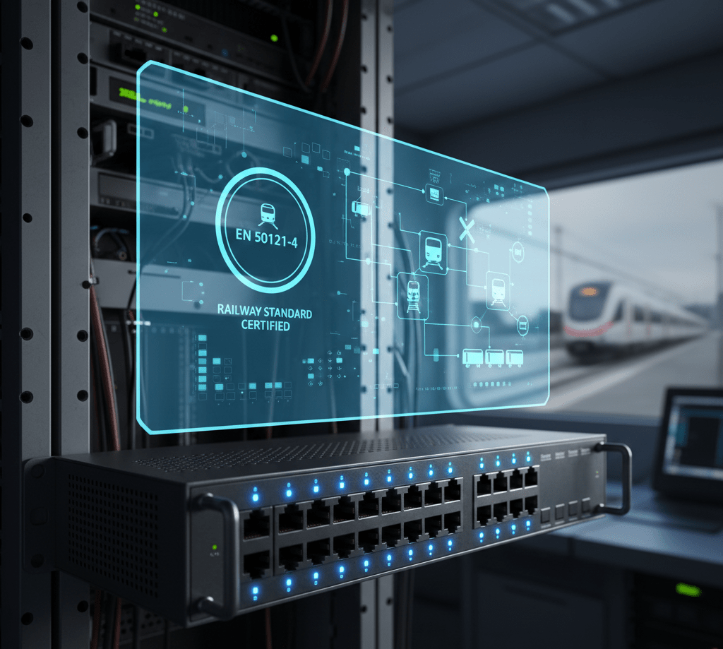 en50121-4 railway ethernet switch certified