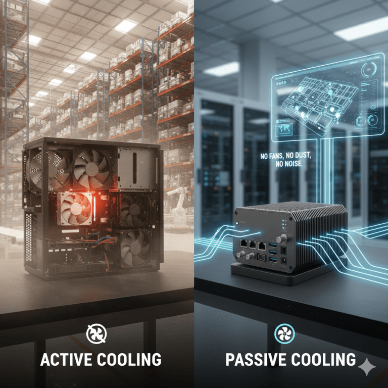 passive cooling fanless embedded computer