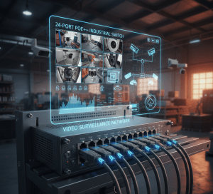 24 port poe video surveillance switch