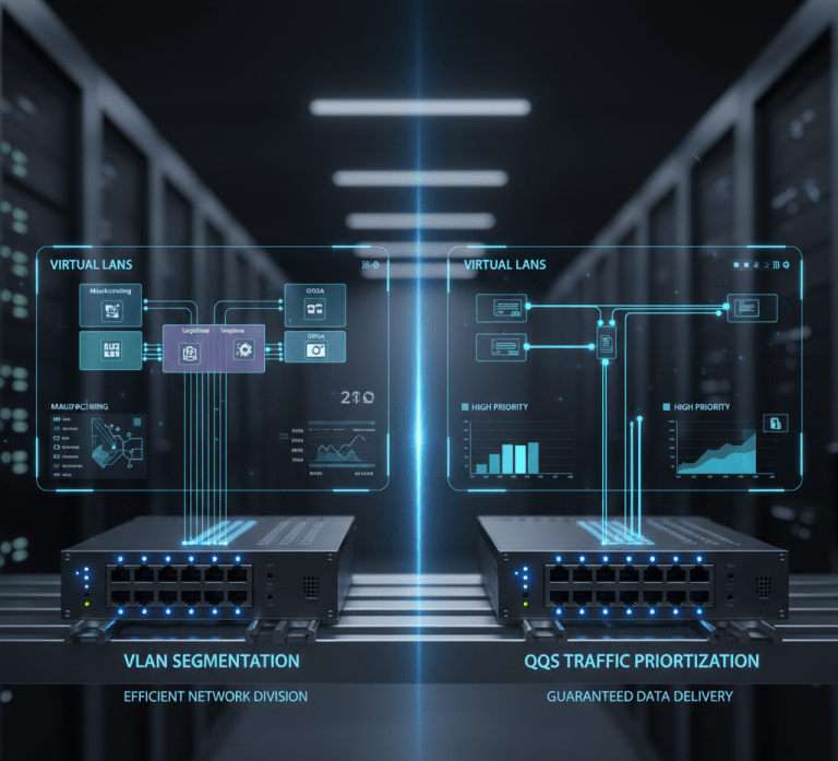 vlan qos layer 2 managed switch