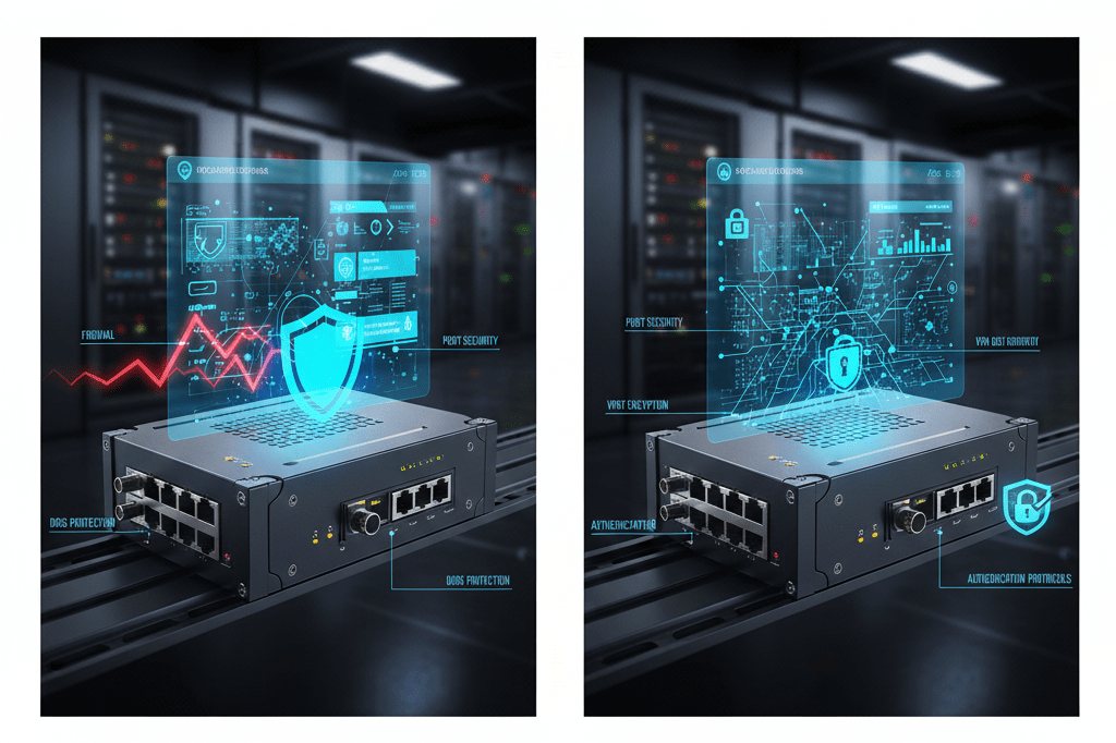 cybersecurity industrial ethernet switch secure