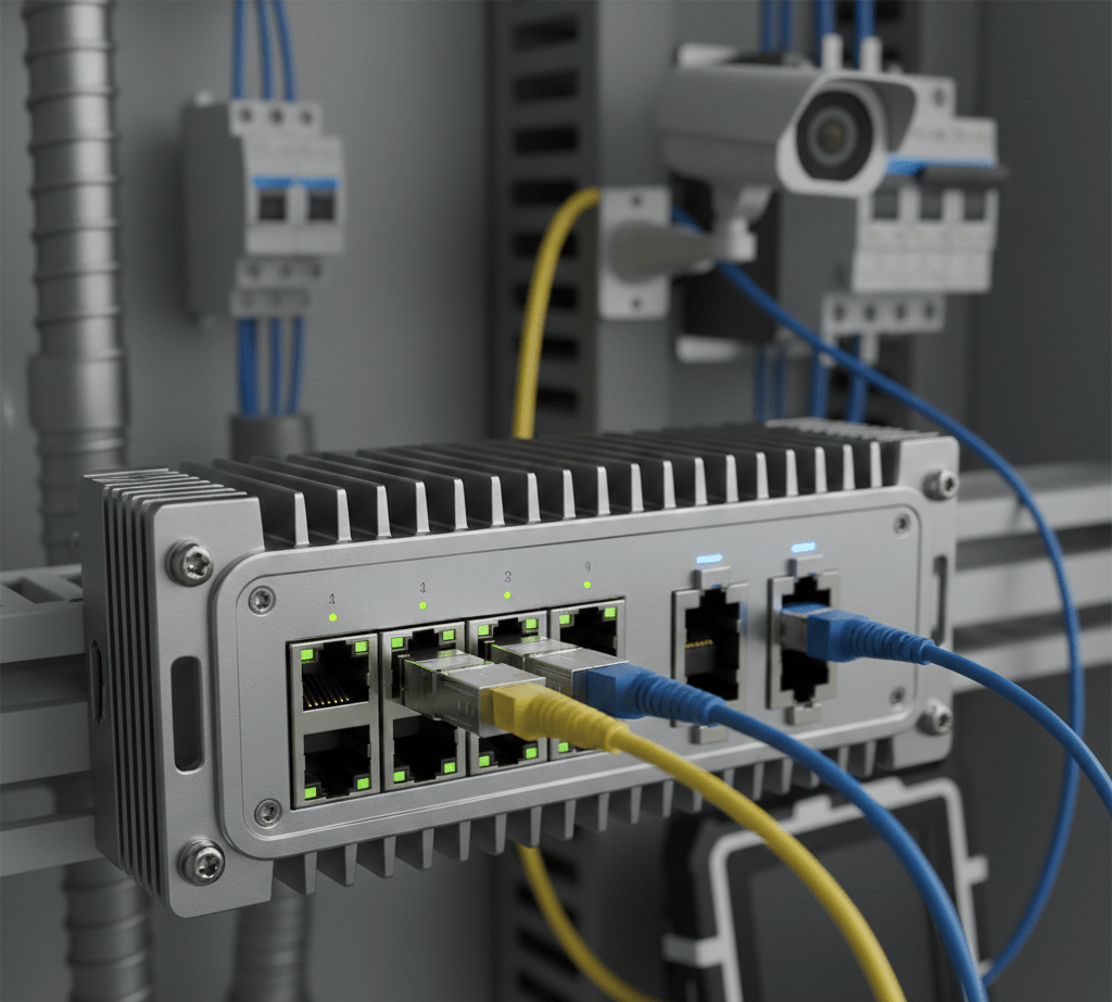 poe+ industrial ethernet switch 802.3at