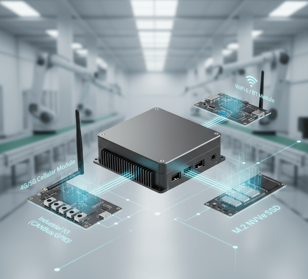 mini pcie m.2 expandable box ipc